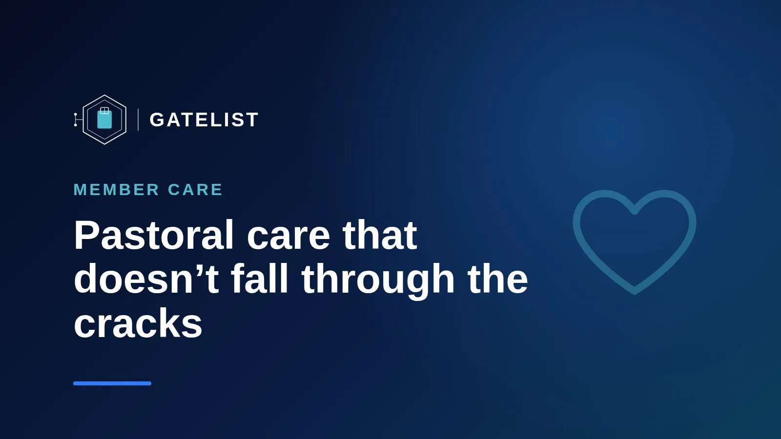Gatelist blog: pastoral care that doesn’t fall through the cracks.