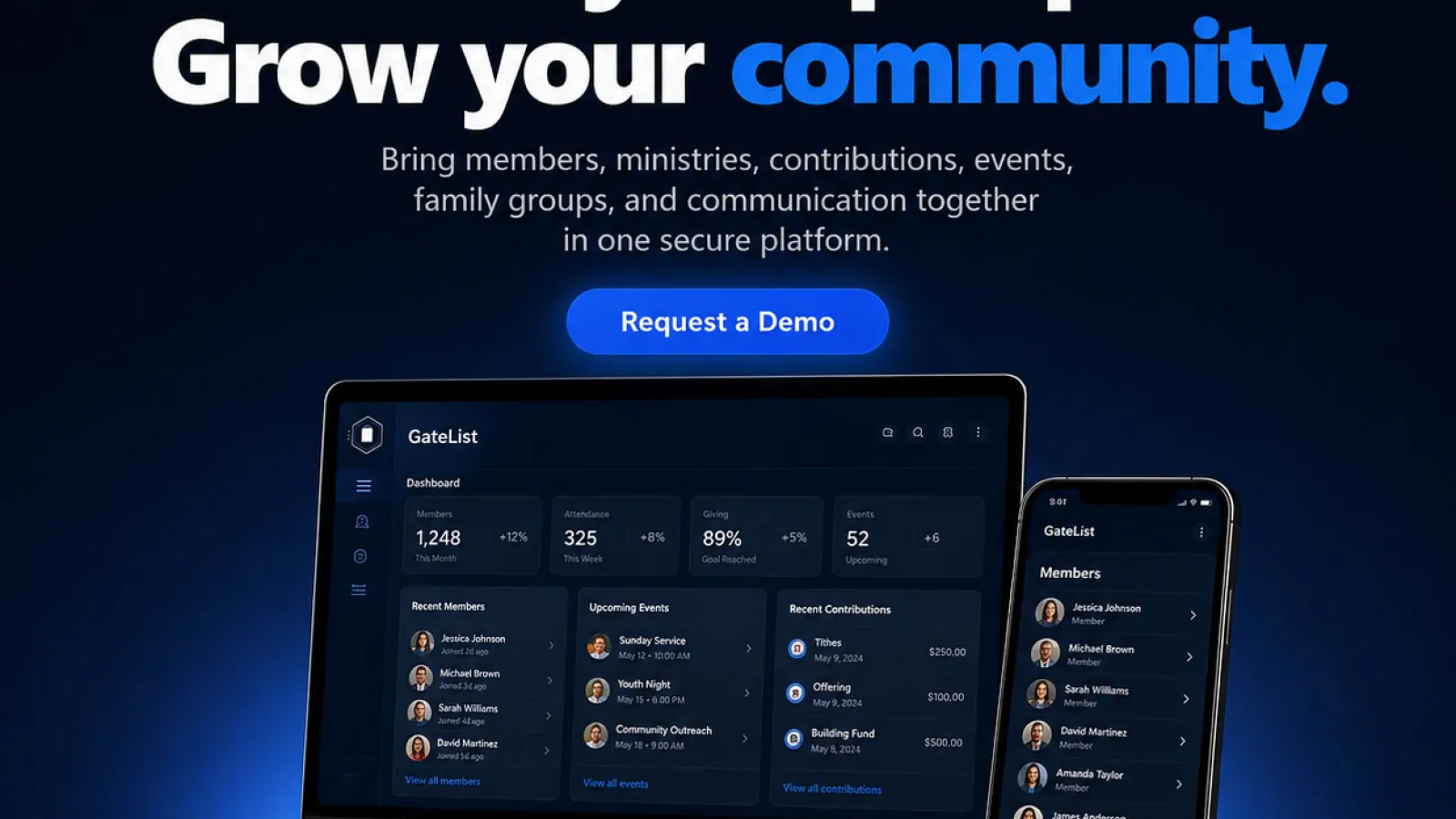 Gatelist: know your people, grow your community.