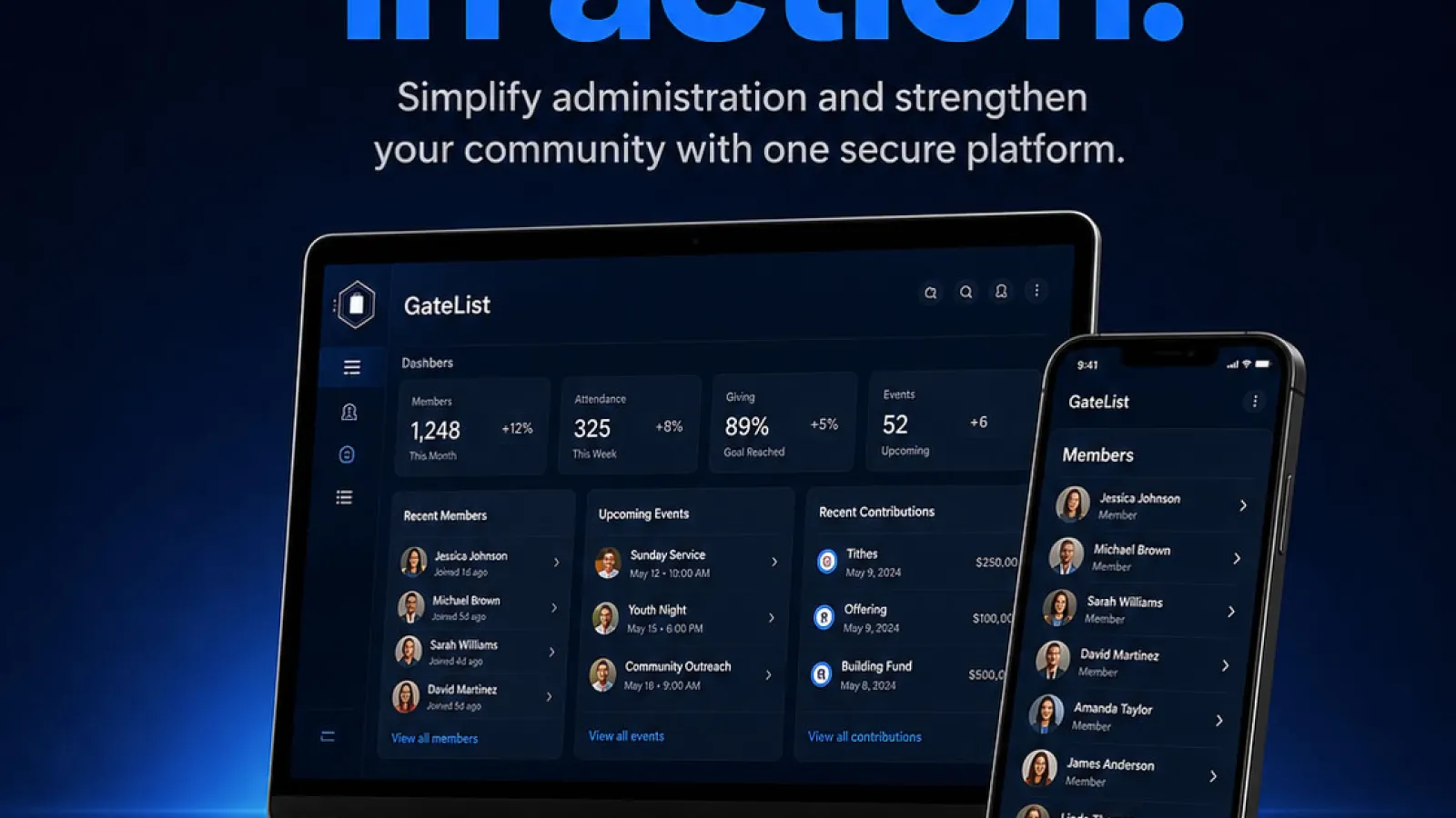 See Gatelist in action: simplify administration and strengthen your community with one secure platform.